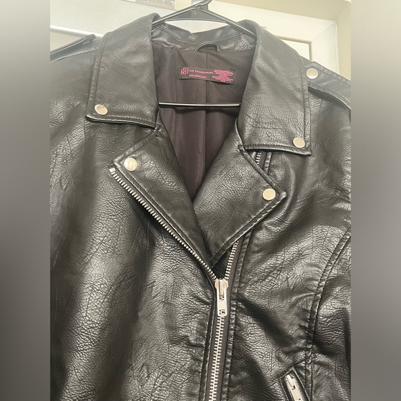 Faux Leather Moto Jacket - Picture 7 of 8
